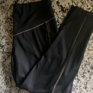 **4 for $15!** Black Leggings with Stitch Detail